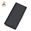 Scarecrow Long Wallet Men's Business Genuine Leather Large Capacity Ticket Holder Multi-Card Holder Thin Casual Wallet Wallet for Youth