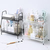 Multifunctional Double-Layer Organizing and Storage Rack Nordic Ins Iron Desk Desktop Cosmetics Storage Rack