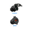 Cross-Border Car Modification Metal Shell Dual Qc3.0 USB Mobile Phone Charger Socket with Voltmeter Wiring