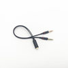 3.5mm Two-In-One Audio Cable Laptop Desktop Computer Headphone Microphone Adapter Cable Tpe Noodles One into Two