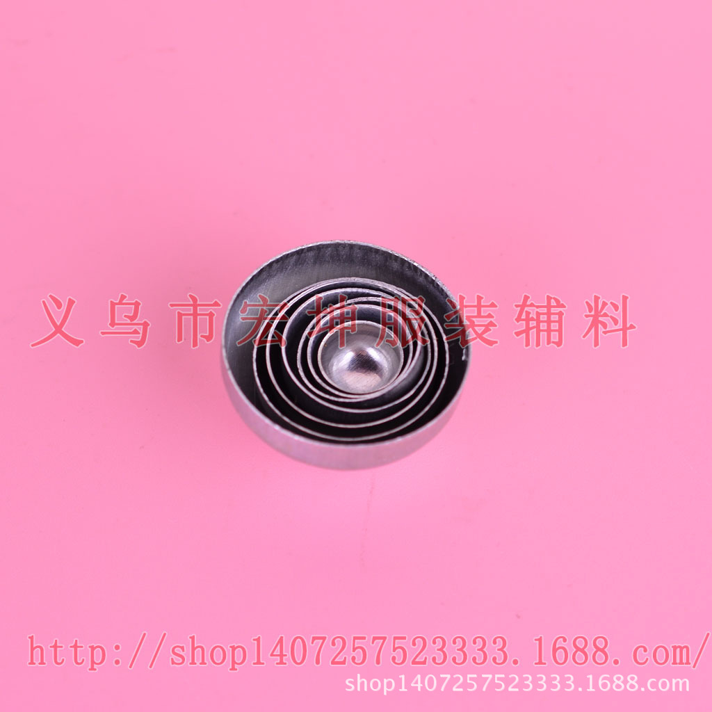 Wholesale DIY accessories semi-finished bag Bah suture bottom/flat buckle embryo mushroom buckle hemispherical buckle