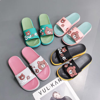 Slippers for Women, Suitable for Outdoor Wear in Summer, Indoor and Outdoor Use, Cartoon Bathroom Dormitory Non-Slip Sandals Wholesale, Anti-Slip and Wear-Resistant