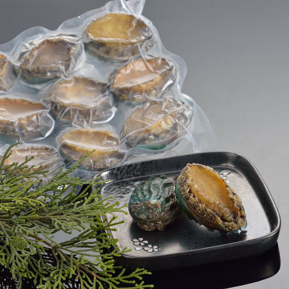 Captain Jiang's Gutted Cooked Frozen Abalone with Teeth Removed and Substituted for Internal Organs 260g 8 Capsules Packed with Liquid Nitrogen to Lock in Freshness, Self-Sold by Fujian Manufacturer