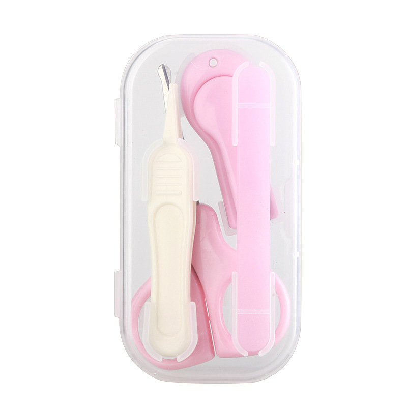 Baby Nail Clipper Set Children Baby Nail Clipper 4-piece Set Newborn Anti-pinch Nail Clipper Manicure Tool