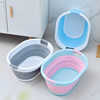 Folding Dirty Clothes Basket Laundry Storage Basket Bathroom Clothes Portable Household Basin Wholesale Foldable Laundry Basket