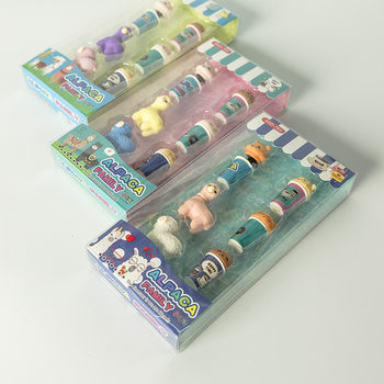 Spot Cute 783 Alpaca Set Eraser Small Gudong Cup Small and Medium Cute Rubber Children's Day Gift