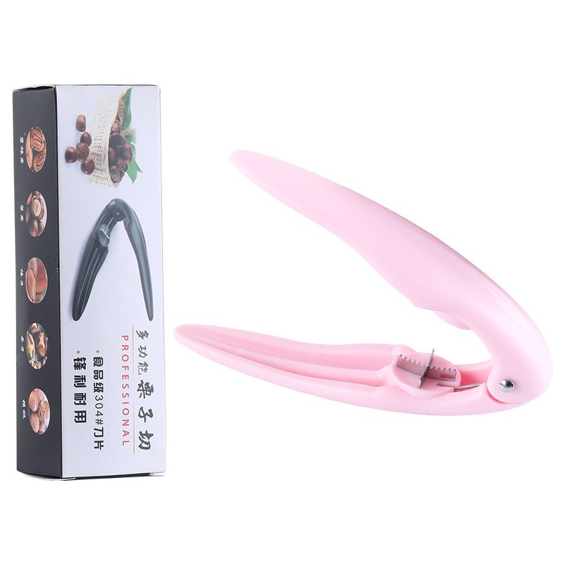 In stock chestnut opener cross chestnut treasure household kitchen peeling tool chestnut clip walnut clip chestnut clip
