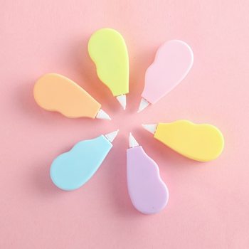 Factory wholesale mini cute 6 installed Net Red large capacity altered correction tape cartoon portable altered correction tape