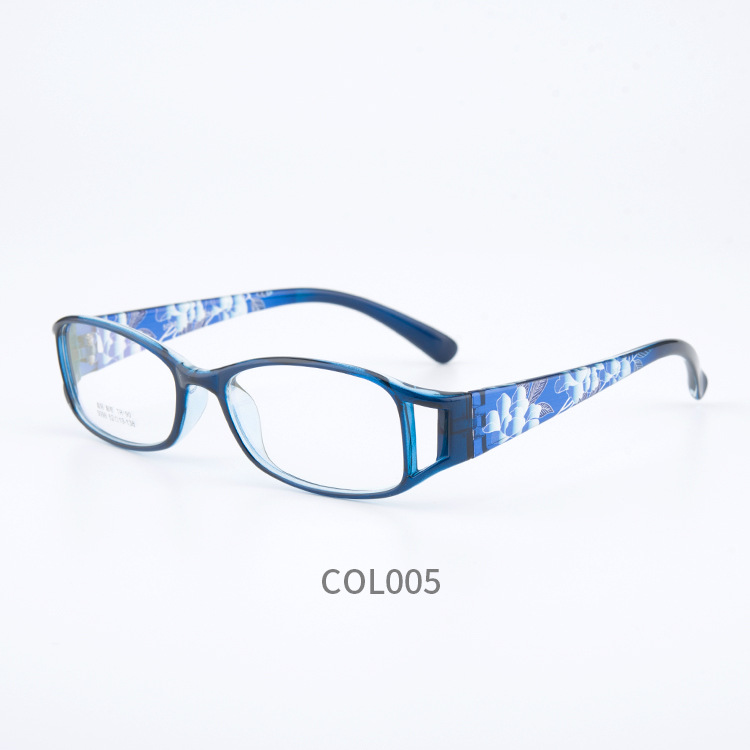 5098 color printing TR90 glasses frame can be equipped with old flower aunt glasses frame super clear fall-resistant factory wholesale