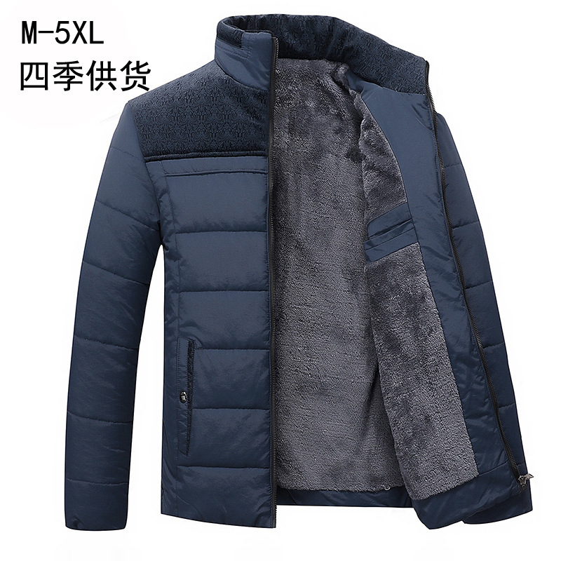 แจ็คเก็ตผ้าฝ้ายเบาะผู้ชายการค้าต่างประเทศ 2025 แจ็คเก็ตฤดูหน...