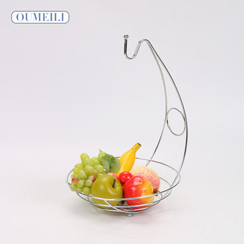 European Style Wrought Iron Fruit Basket Fashion Creative Fruit Storage Basket Fruit Draining Desktop Storage Rack Living Room Fruit Basket