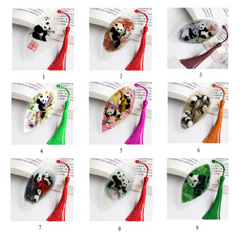 Leaf Vein Bookmark Panda Series