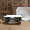 Factory direct wholesale ceramic 8.5 Ruyi plate household dish daily ceramic rice plate hotel restaurant