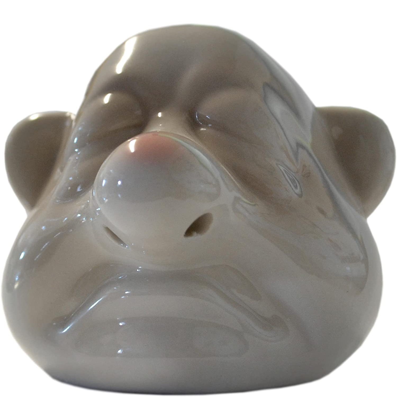 Ceramic creative kitchenware snot dwarf egg white separator ceramic big nose egg white egg yolk filter