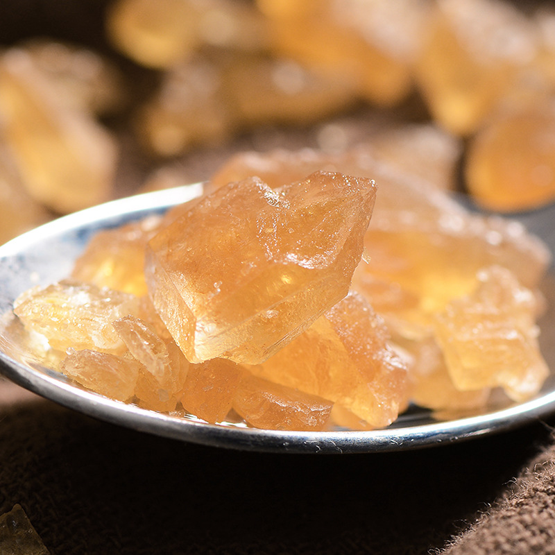 Yanzhifang small grain yellow sugar wholesale old rock sugar soup dessert polycrystalline rock sugar block old rock sugar sugar bag