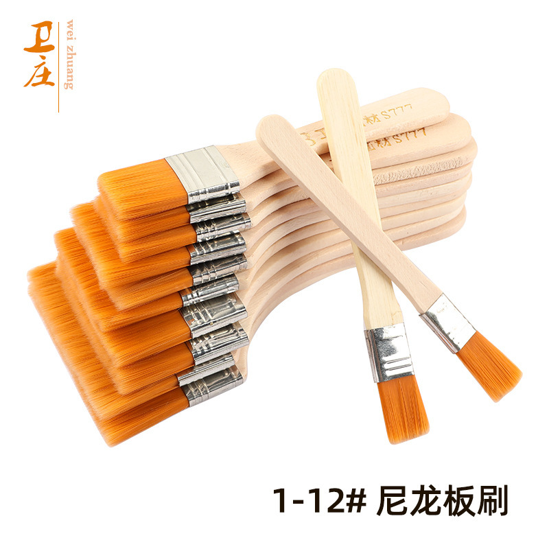Manufacturer Wholesale Nylon Board Brush, Oil Painting Brush, Barbecue Brush, Board Brush, Paint Brush, Dust Removal Cleaning Small Brush