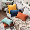 Cross-border ins Style Tassel Super Soft Lisi Velvet Pillowcase Handmade Bohemian Velvet Cushion Cover