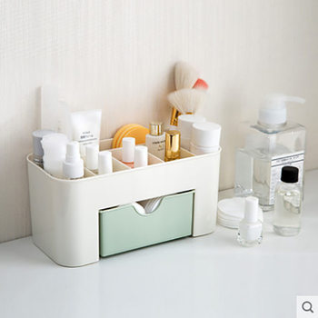 Drawer-Type Cosmetic Storage Box, Makeup Brush Organizer, Desktop Jewelry and Skincare Product Lipstick Dressing Box, Dressing Table