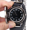 Foreign trade nostalgic hanging watch skull shape dial punk watch European and American belt punk watch