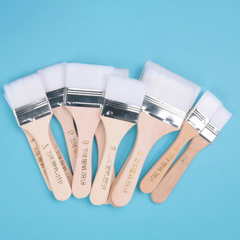 Foreign trade cross-border white nylon plate brush oil painting brush barbecue brush brush brush brush paint brush dust wholesale