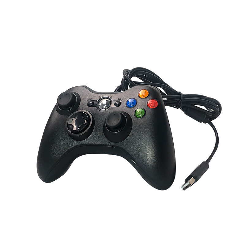 Factory wholesale PC game handle 360 wired game handle PC computer game handle support a generation of hair