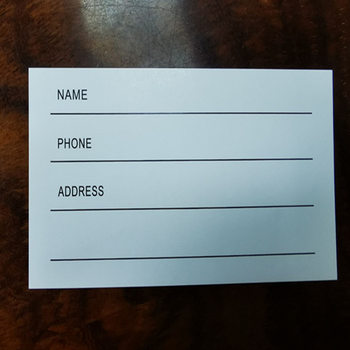 In stock luggage tag paper card luggage tag film luggage tag color card luggage tag packing box all kinds of color cards