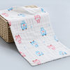 Single-Pack Baby Washcloth Gauze Gift Towel Cotton Face Towel Infant Children's Square Towel Small Handkerchief Tinkerbell