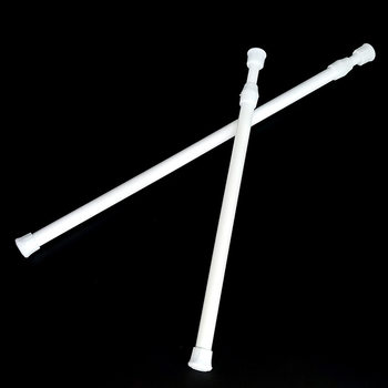 Bathroom shower curtain rod punch-free telescopic rod bedroom balcony curtain rod clothes rod portable door curtain rod stall