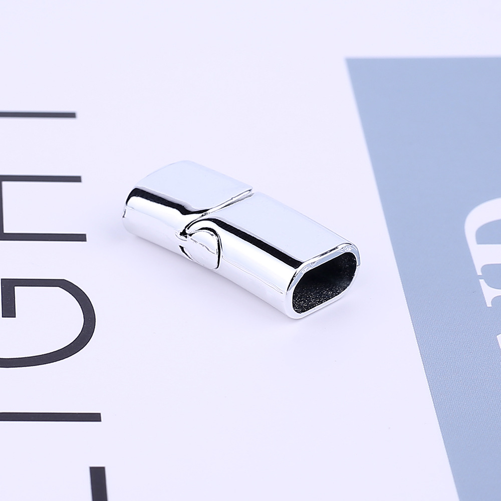 DIY jewelry accessories high-grade buckle magnet buckle leather rope bracelet necklace buckle alloy buckle stainless steel buckle