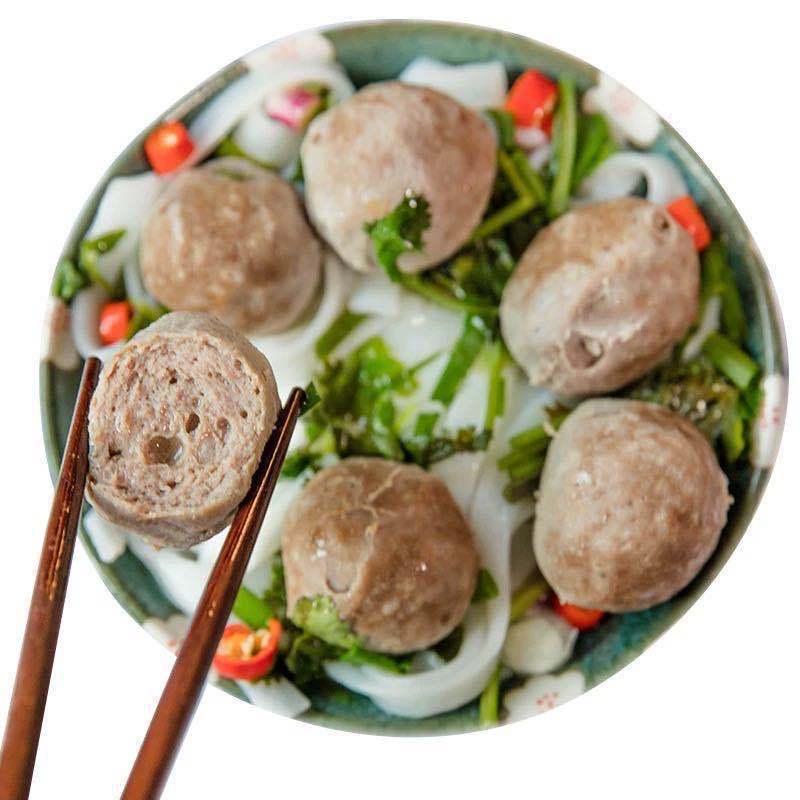 Chaoshan beef balls Chaozhou beef tendon balls hot pot catering chain quick-frozen meatballs vacuum factory wholesale