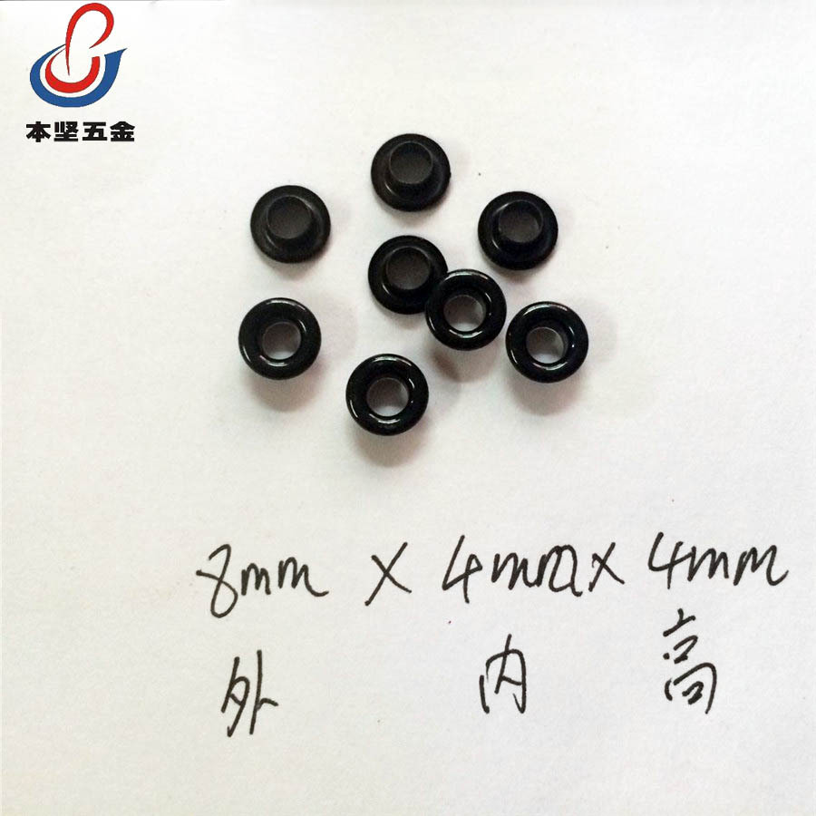 Manufacturer Supplies Copper and Iron Eyelets, Rivets for Denim Jackets, Round Colored Spray-Painted Eyelets
