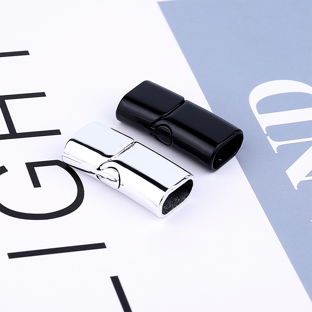 DIY jewelry accessories high-grade buckle magnet buckle leather rope bracelet necklace buckle alloy buckle stainless steel buckle