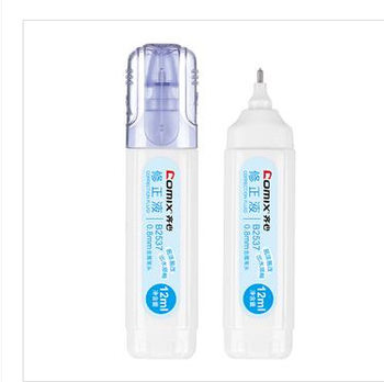 Qixin B2537 correction fluid steel mouth correction fluid 12ml correction fluid correction fluid