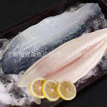 Vietnamese Basa Fish Fillet with Skin, High Yield of 80%, Special Specifications for Pickled Fish and Grilled Fish for Commercial Use 10kg