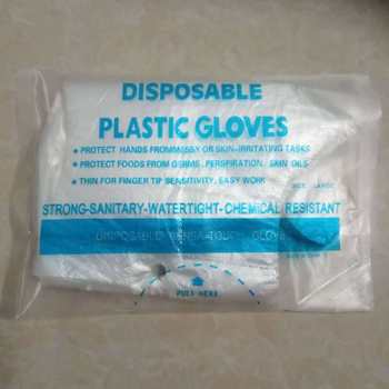 Disposable Gloves Wholesale Plastic Transparent Food-Grade Oil-Proof Beauty Salon Food Kitchen Laboratory Pe Glove Film