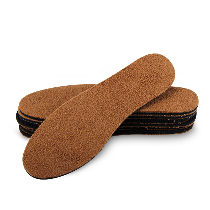 Factory direct winter Haiboli shock absorption warm comfortable casual insoles can be cut warm insoles
