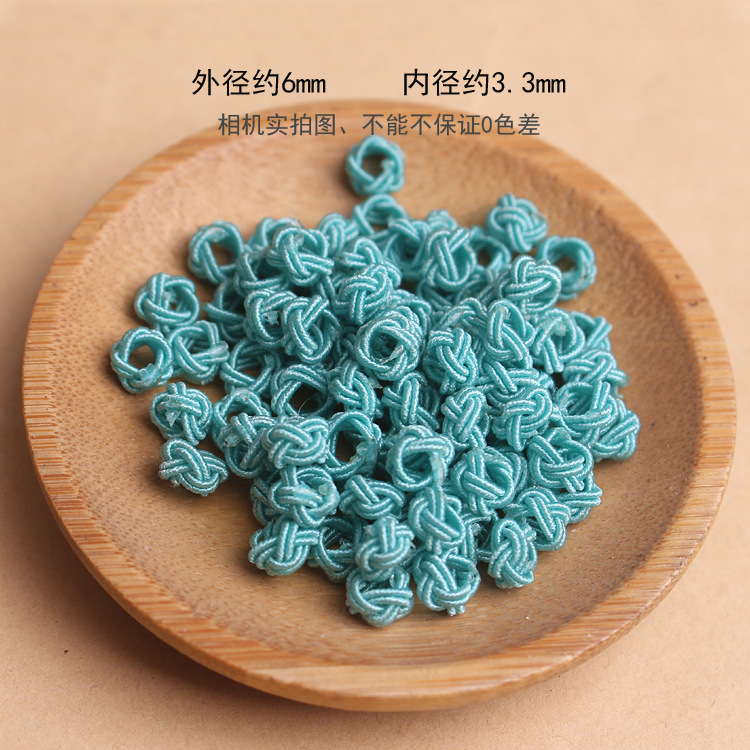 手编菠萝球菠萝扣菠萝结 纽扣结手链项链绳收尾扣diy饰品配件批发