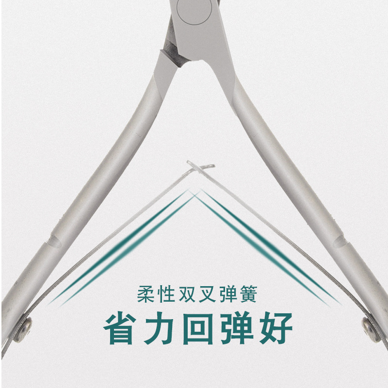 Dead skin scissors nail skin barbed d501 dead skin pliers set Golden stainless steel nail tools full set Wholesale