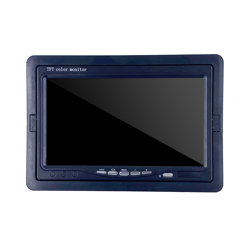 Truck 7inch Wide-Angle Lcd Display Reversing Image High-Definition Car Monitor Wide Voltage 12-36V