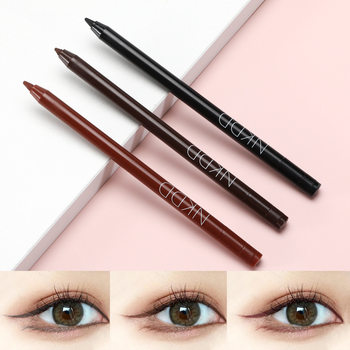 Nicole Ding Three-dimensional Rotating Eyeliner Glue Pen Eye Liquid Pen Not Sizzy Waterproof Internet Red Female Brown Beginner Novice