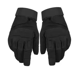 Black Hawk Outdoor Full Finger Gloves Military Fan Tactical Gloves Non-slip Wear-resistant Riding Gloves Men's Sports Gloves w-1