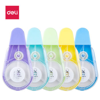 Deli 71459 Correction Tape Correction Fluid 20m Cartoon Correction Tape Creative Correction Tape Student Stationery 5 Pack