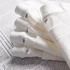 230g Japanese heavy cotton short sleeve T-shirt men's and women's solid color white men's blank shirt Tide brand ins wholesale supply