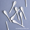 Factory direct 13CM ceramic coffee spoon seasoning stirring spoon wholesale advertising cup ceramic spoon wholesale