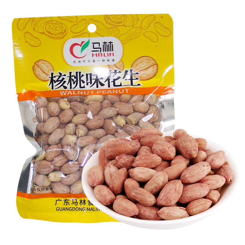 Marin Peanut New Arrival 130g Five-Spice Southern Milk Garlic Roasted Walnut Flavor Wholesale 60 Bags/Box 100 Boxes Free 7 Boxes