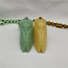 Huanglong Jade Golden Cicada Necklace, Long Style, Individually Packaged, a Sensation-Making Pendant, Suitable as a Gift for Temple Fairs, Scenic Spots, and Travel Agencies