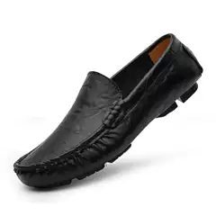 Extra large size 45 cowhide Bean shoes 46 soft sole 47 driving shoes 48 large size 49 50 small size 36 37 men's leather shoes