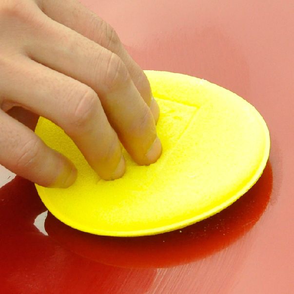 Waxing Sponge Car Round Edge Pressing Sponge Car Washing Wax Maintenance Polishing Sponge Car Wiping High Density Sponge