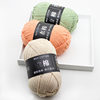 Baby 4 strands milk cotton self-woven scarf medium thick thread ball blanket crochet diy wool hand-woven material bag