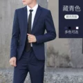 Navy blue top + pants
